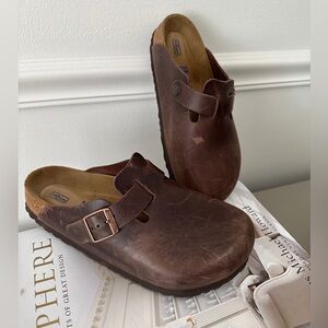 Birkenstock Leather Boston 38 brown